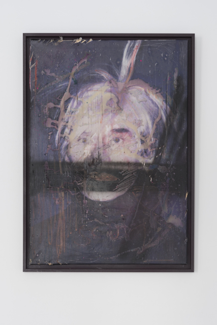 Andy Warhol – autoportret, 2016, 2016, wydruk na płótnie, tech. własna, 100x70 cm. Fot. Tytus Szabelski